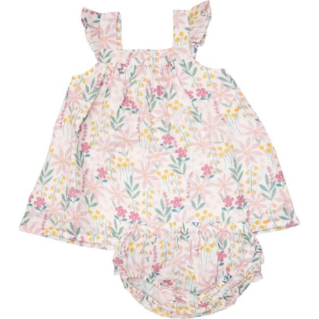 Pinwheel Floral Dress & Diaper Cover