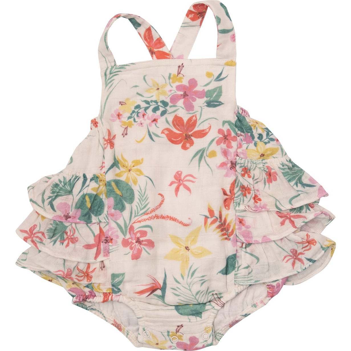 Leilani Floral Sunsuit - Rompers - 1
