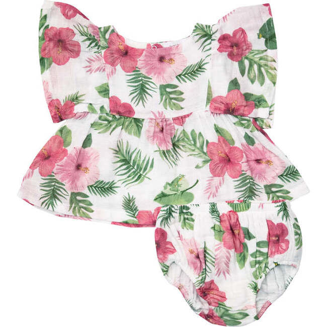 Hibiscus Boho Top & Bloomer - Mixed Apparel Set - 1