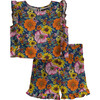 Amaya Ruffle Set, 70's Multi Floral - Mixed Apparel Set - 1 - thumbnail