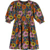 Lillibet Smocked Dress, 70's Multi Floral - Dresses - 1 - thumbnail
