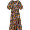 Women's Lyrical Dress, 70's Multi Floral - Dresses - 1 - thumbnail