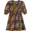 Lillibet Smocked Dress, 70's Multi Floral - Dresses - 2 - thumbnail