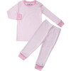Classic Stripe Pajama Set, Pink - Pajamas - 1 - thumbnail