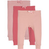 Baby Ricki Pant Trio, Pink Multi - Leggings - 1 - thumbnail