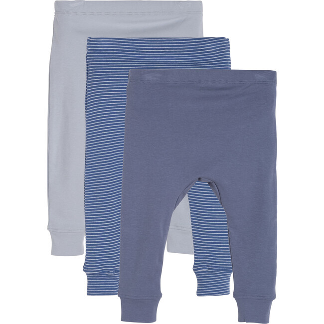 Baby Ricki Pant Trio, Blue Multi - Leggings - 2