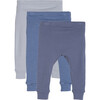 Baby Ricki Pant Trio, Blue Multi - Leggings - 2