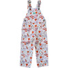 Straight Neckline Long Overalls, Chery Lavender - Overalls - 1 - thumbnail