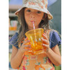 Straight Neckline Floral Print Long Overalls, Amber Glow - Overalls - 7