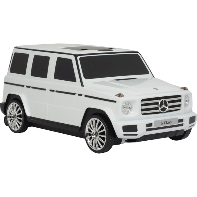 Mercedes G Class Suitcase, White - Ride-On - 1