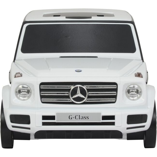 Mercedes G Class Suitcase, White - Ride-On - 6