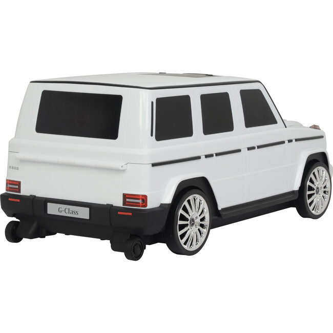 Mercedes G Class Suitcase, White - Ride-On - 7