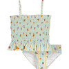 Melanie Smocked Two Piece Swimsuit, Fruit Multi - One Pieces - 1 - thumbnail