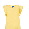 Mary Ruffle Top, Buttercup - Shirts - 1 - thumbnail