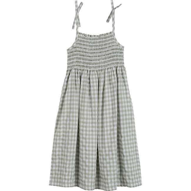 Rosie Dress, Sage Gingham - Dresses - 2