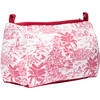 Evangeline Cosmetic Bag, Red Seascape Toile - Bags - 2