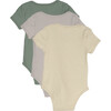 Baby Perry Short Sleeve Bodysuit Trio, Sage Multi - Onesies - 2