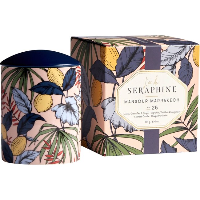 Mansour Marrakech Ceramic Candle - Candles - 4
