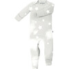 2-in-1 Romper And Footie 2-in-1 Romper And Footie Convertible Pajama, Moon And Stars - Footie Pajamas - 1 - thumbnail