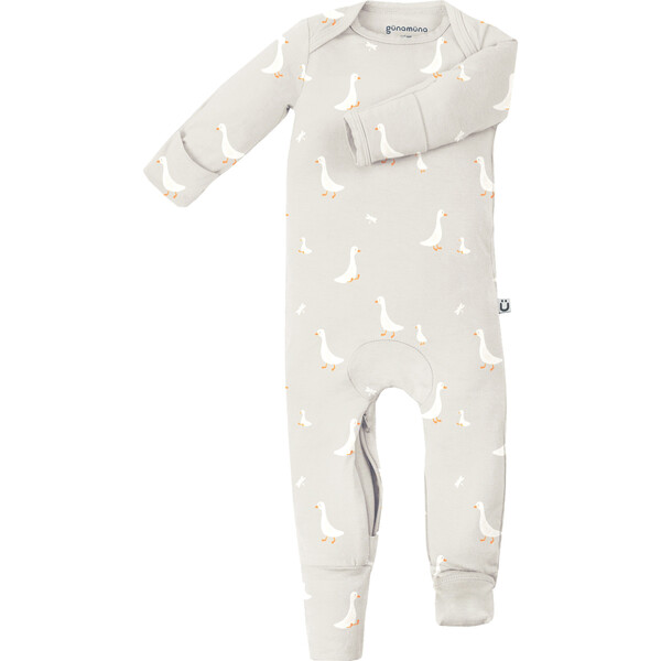 Girls Tie The Knot Convertible Footie/Romper main image 1