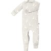 2-in-1 Romper And Footie 2-in-1 Romper And Footie Convertible Pajama, Goose - Footie Pajamas - 1 - thumbnail