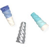 Ombre Narwhal Horns Handmade  Chalk - Bubbles/Chalk - 2