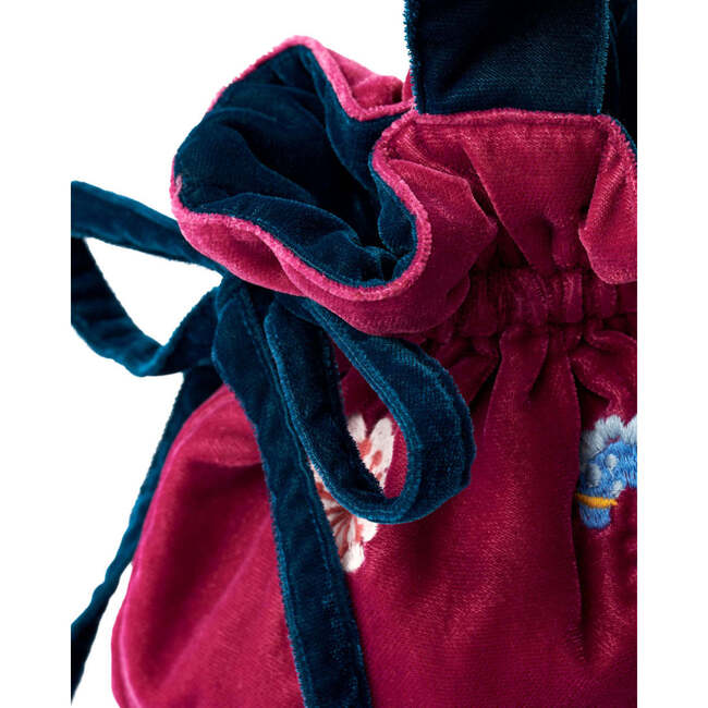 Butterfly & Unicorn Velvet Bag - Bags - 3