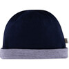 Beanie, Navy Merino Wool - Hats - 1 - thumbnail
