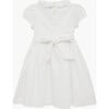 Willow Rose Hand Smocked Dress, White - Dresses - 3