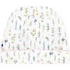 Scallop Trim Infant Hat, Wildflower Print - Hats - 1 - thumbnail