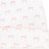 Scallop Trim Infant Hat, Pink Bows Print - Hats - 2