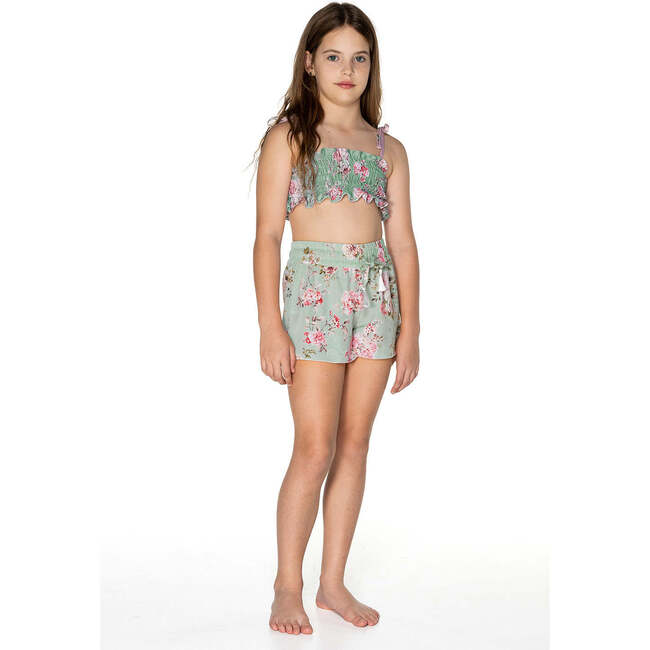 Love Letters Girls Board Shorts With Tie, Sweetheart - Shorts - 2