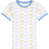 Organic Ringer Tee, Airplane Print - T-Shirts - 1 - thumbnail