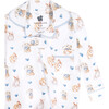 Classic Pajama Footie, Bunny Heart Print - Footie Pajamas - 2