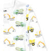 Crewneck Pajama Set, Truck Print - Pajamas - 2
