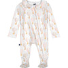 Peter Pan Collar Pajama Footie, Balloon Print - Footie Pajamas - 1 - thumbnail