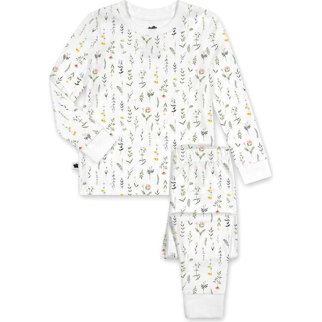 Crewneck Pajama Set, Wildflower Print