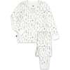 Crewneck Pajama Set, Wildflower Print - Pajamas - 1 - thumbnail