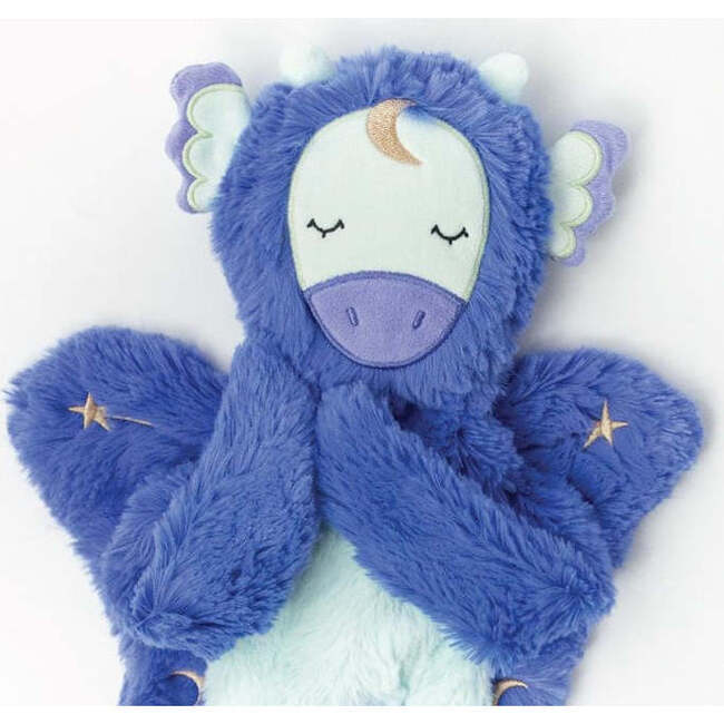 Dragon's Creativity Plush Snuggler and Book Bundle, Celestial Blue - Plush - 3