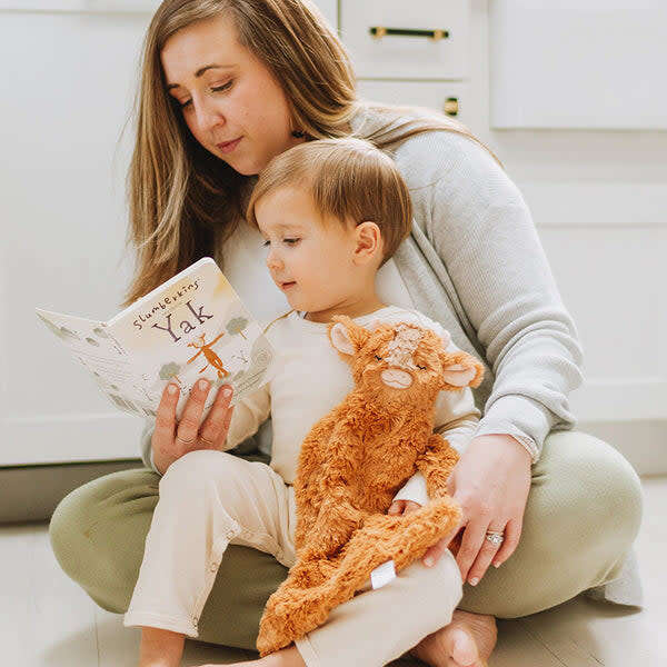 Yak's Self-Acceptance Plush Snuggler and Book Bundle, Ginger - Plush - 2