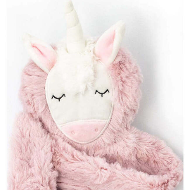 Unicorn's Authenticity Plush Snuggler and Book Bundle, Rose - Plush - 3