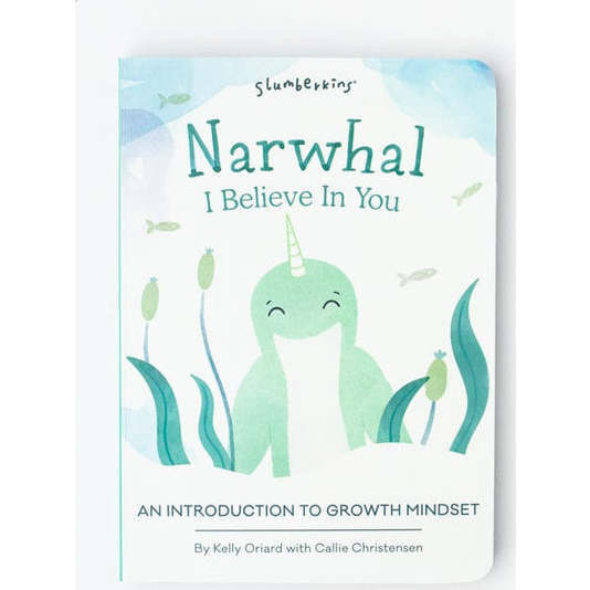 Narwhal's Growth Mindset Plush Kin and Book Bundle, Sea Foam - Plush - 5