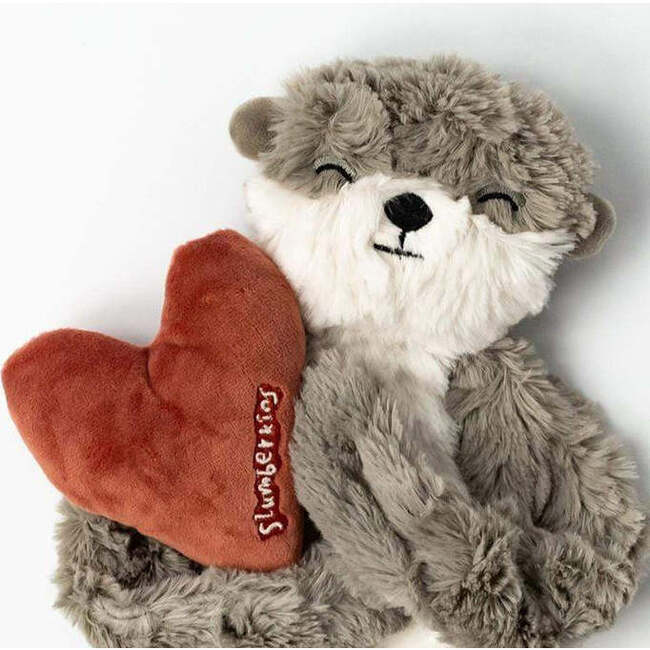 Otter's Building Connections Plush Snuggler and Book Bundle, Pebble - Plush - 3