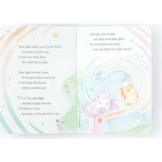 Unicorn's Authenticity Plush Kin and Book Bundle, Rose - Plush - 6