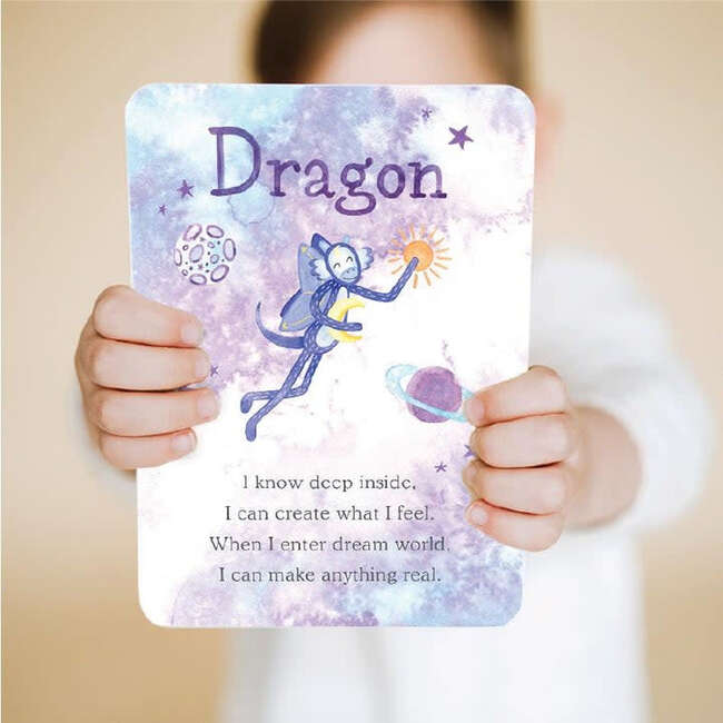 Dragon's Creativity Plush Kin and Book Bundle, Celestial Blue - Plush - 7