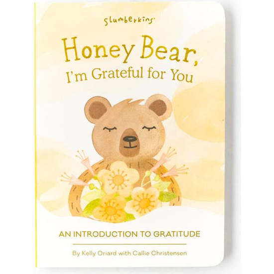 Honey Bear's Gratitude Plush Snuggler and Book Bundle, Honey - Plush - 4