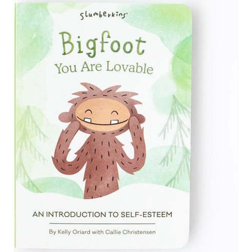 Bigfoot's Self-Esteem Plush Snuggler and Book Bundle, Maple - Plush - 3