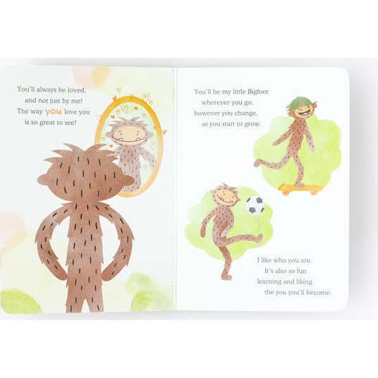 Bigfoot's Self-Esteem Plush Kin and Book Bundle, Maple - Plush - 6