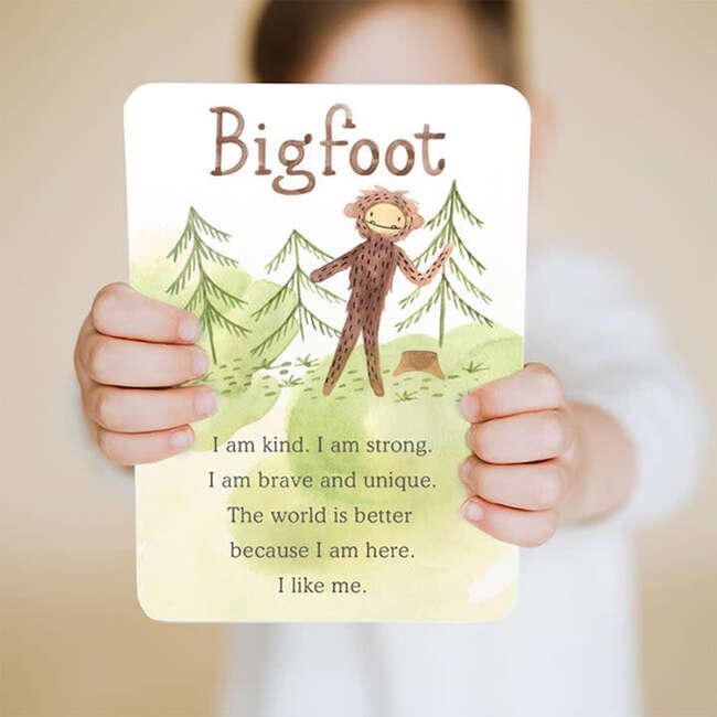 Bigfoot's Self-Esteem Plush Kin and Book Bundle, Maple - Plush - 7