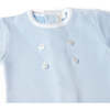 Popcorn Textured Footie, Blue - Rompers - 2